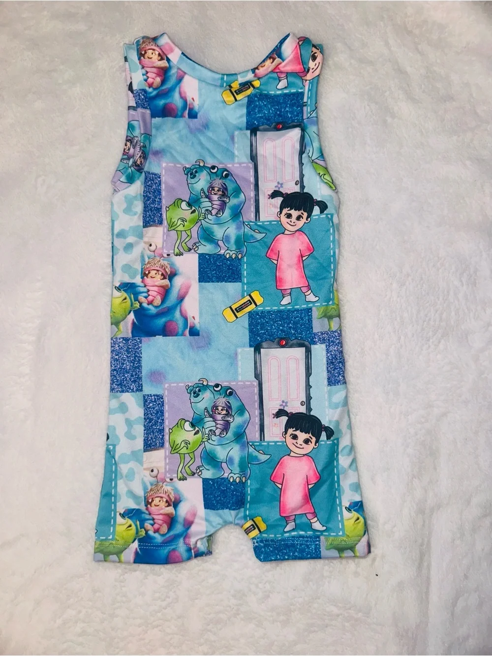 Monster Inc Boutique Baby Romper